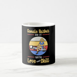 Friseur-Stylistin Friseur Female Liebe Geschenk Kaffeetasse