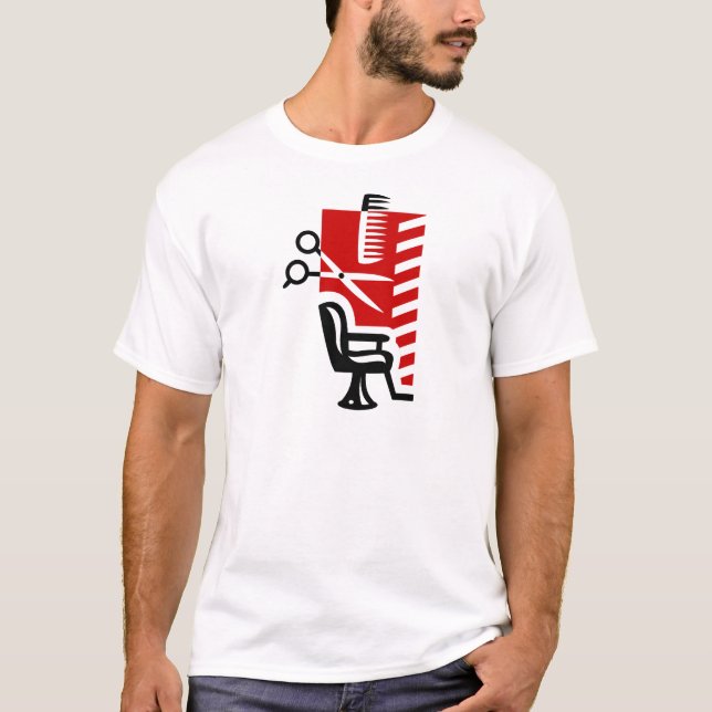 Friseur T-Shirt (Vorderseite)