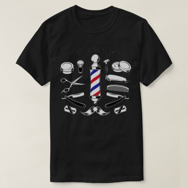 Friseur T-Shirt (Design vorne)