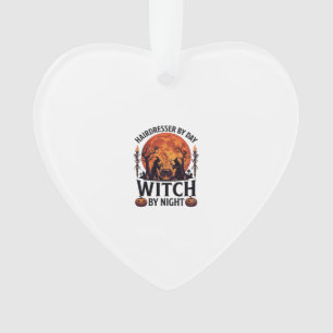 Friseur Tag Hexe Nacht Halloween Kamm Schere Ornament