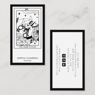 Friseur Tarot Visitenkarte
