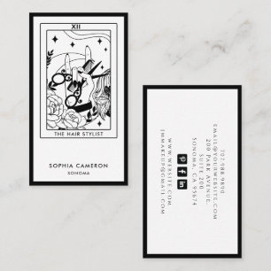 Friseur Tarot Visitenkarte