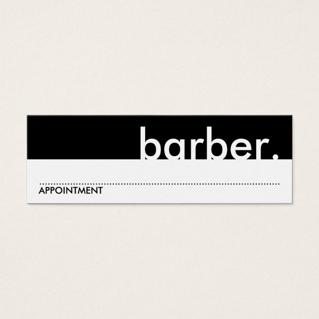 Friseur. (Terminkarte) (Vorderseite)