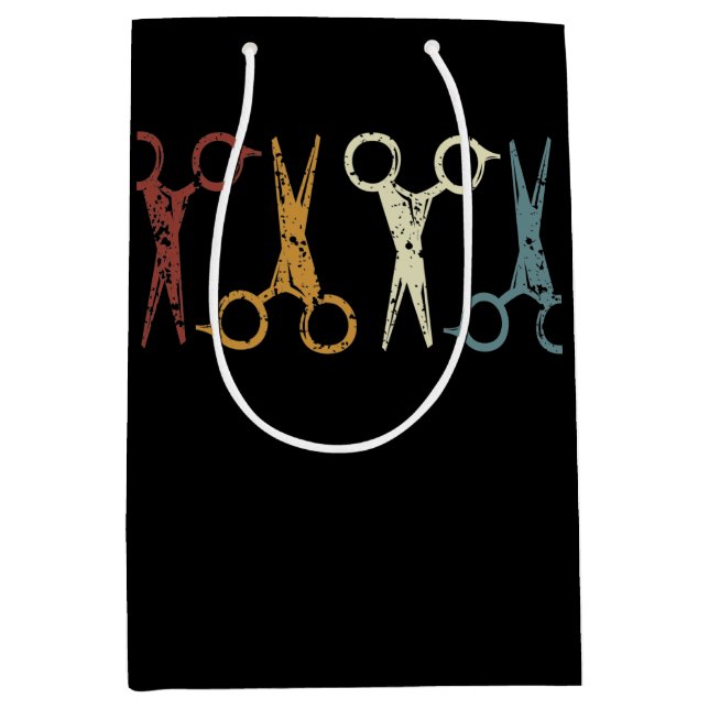 Friseur- und Gartendesign Mittlere Geschenktüte (Vorderseite)