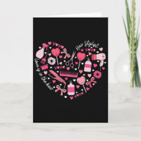 Friseur Valentinstag Herz Friseurin Kosmetik