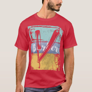 Friseur Vintag Retro Razor T-Shirt