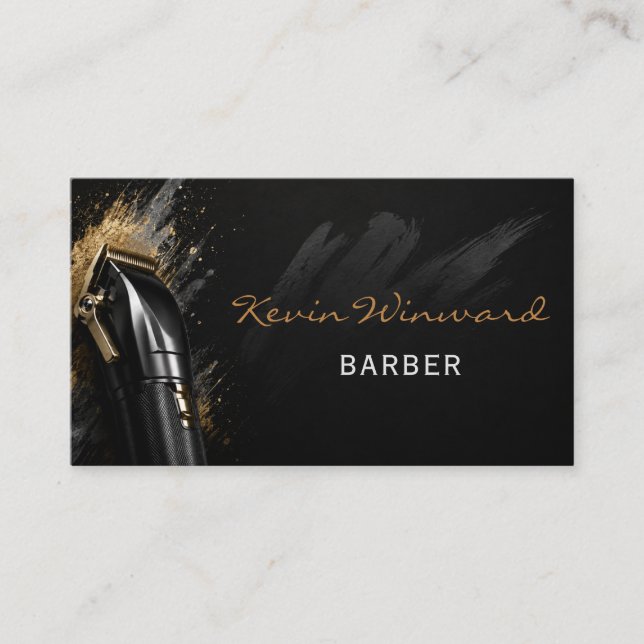 Friseur Visitenkarte (Vorderseite)
