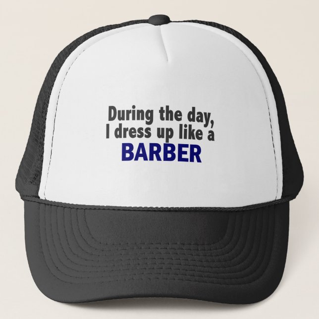 Friseur während des Tages Truckerkappe (Vorderseite)