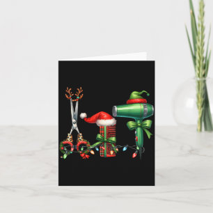 Friseur Weihnachten Haarstylist Lizenziert Haarfri Karte