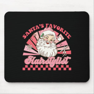 Friseur Weihnachten Santa Claus Vintage Xmas Hai Mousepad
