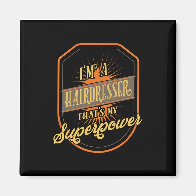 Friseurberuf Magnet (Vorne)