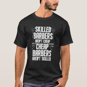 Friseurdesigns für Männer Vater Friseur Styl T-Shirt