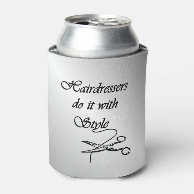 Friseure machen das mit Stil Dosenkühler (Kanne Vorderseite)