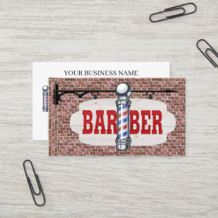 Friseurgeschäft Visitenkarte