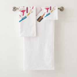 Friseurhandwerkzeug Badhandtuch Set