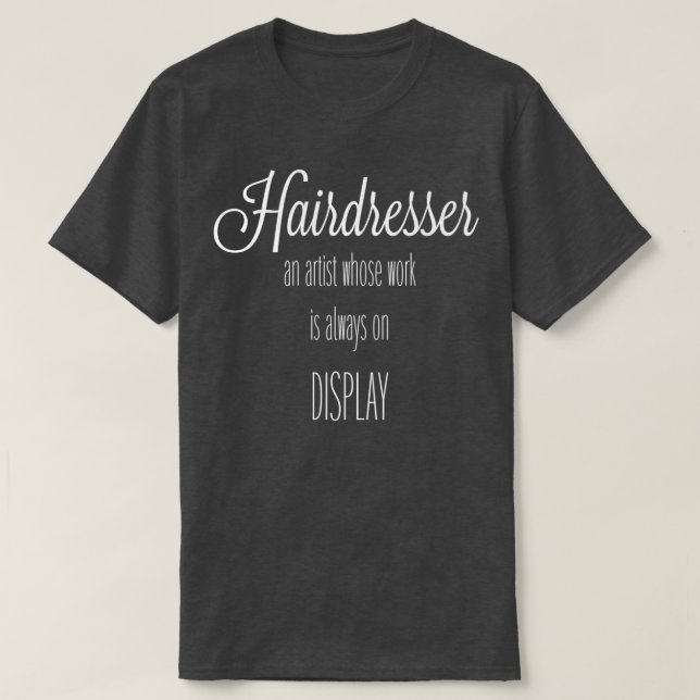Friseurin 24 T-Shirt (Design vorne)