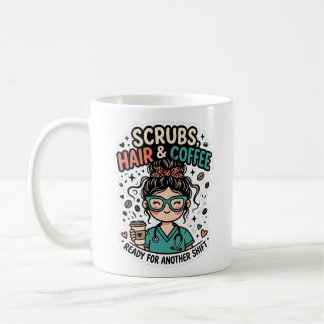 Friseurin im Krankenhaus und Kaffee Lustige Kranke Kaffeetasse