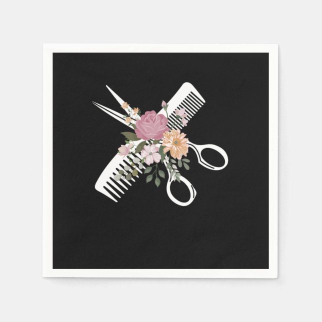 Friseurin Serviette (Vorderseite)