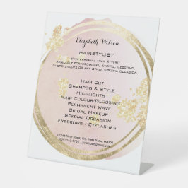 Friseurin Sockelschild