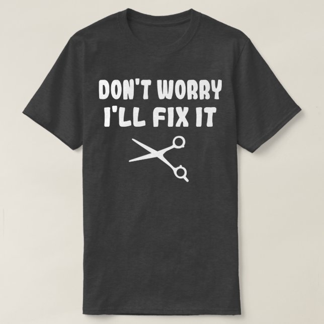 Friseurin T-Shirt (Design vorne)