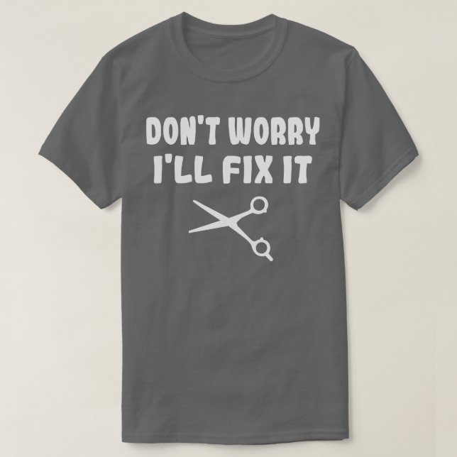 Friseurin T-Shirt (Design vorne)