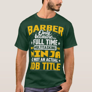Friseurjob Titel Funny Friseur Kosmetologe H T-Shirt