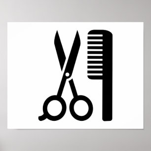 Friseurkämmerschere Poster