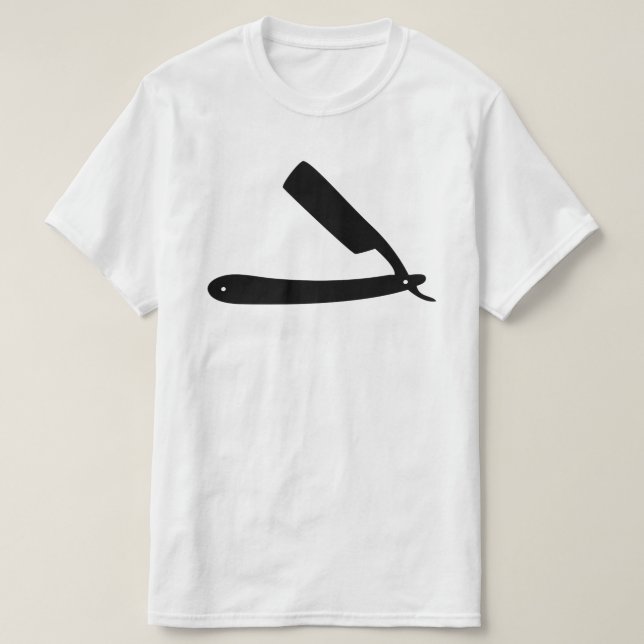 Friseurrasiermesserikonen T-Shirt (Design vorne)