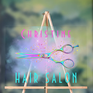 Friseursalon Acrylschild