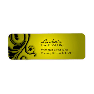 Friseursalon-Adressen-Etiketten