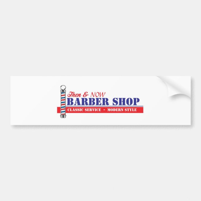 Friseursalon Autoaufkleber (Vorne)