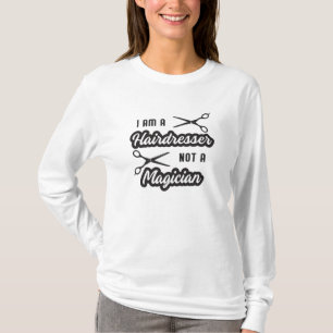 Friseursalon Barber Schere Friseur Geschenk Idee T-Shirt