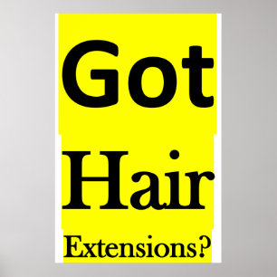 Friseursalon-Barberposter Haben Sie Haarverlängeru Poster