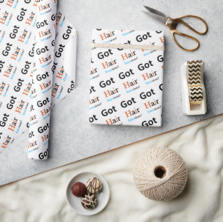 Friseursalon, Barbier Got Haarextensions? Geschenkpapier