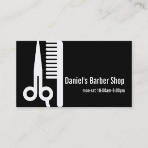Friseursalon Barbier Schönheitssalon Kosmetikerin  Visitenkarte