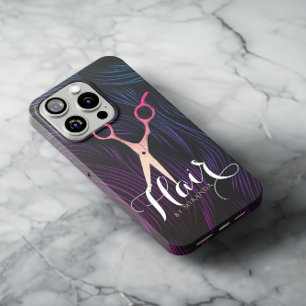 Friseursalon Beauty Rose Goldschere Case-Mate iPhone Hülle