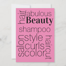 Friseursalon, Einladung