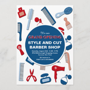 Friseursalon-Eröffnungs-Mitteilung Ankündigung