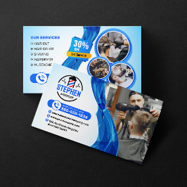 Friseursalon Friseursalon für den Augenfang Visitenkarte