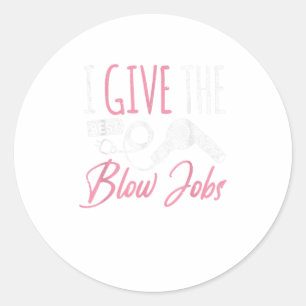 Friseursalon Frisör Frisör Salon Runder Aufkleber