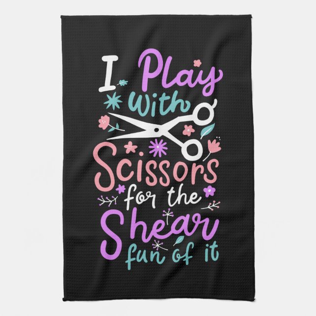 Friseursalon Geschirrtuch (Vertikal)