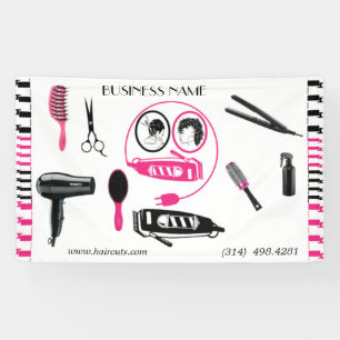 Friseursalon Haarschnitt Schere Friseur modern Banner
