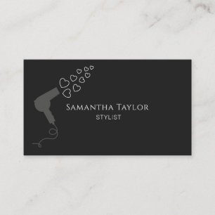 Friseursalon-Haartrockner Visitenkarte
