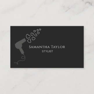 Friseursalon-Haartrockner Visitenkarte