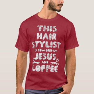 Friseursalon Jesus Gottesgott Vintag T-Shirt