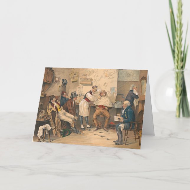 Friseursalon Karte (Vorderseite)