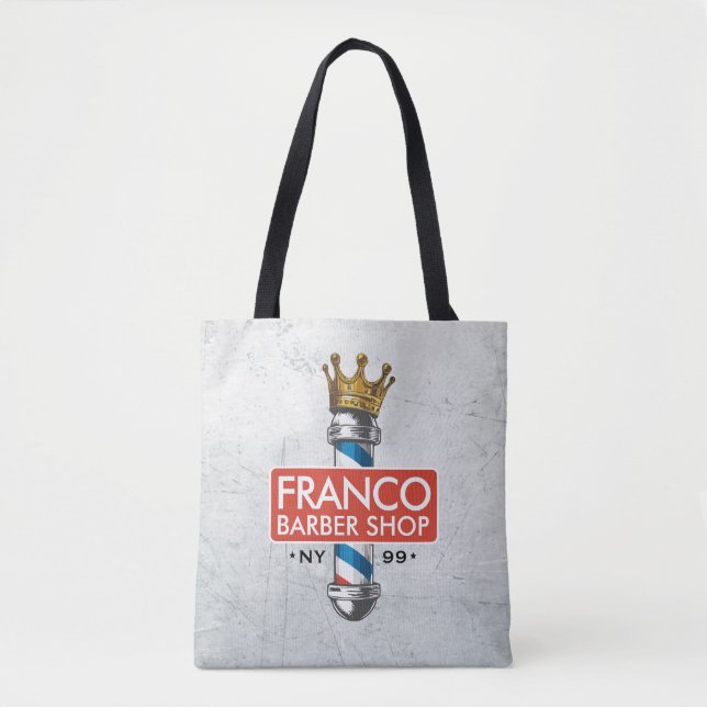 Friseursalon King Crown Barber Pole (Vorderseite)