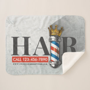 Friseursalon King Crown Barber Pole Hair Salon Sherpadecke