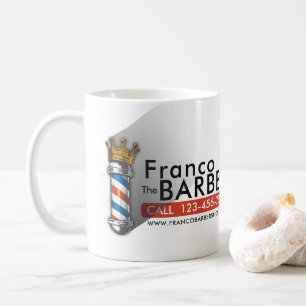 Friseursalon King Crown Barber Pole Kaffeetasse