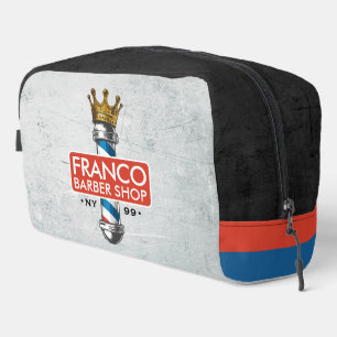 Friseursalon King Crown Barber Pole Waschbeutel